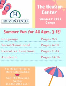 housson center 2022 summer camps
